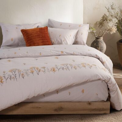ΣΕΤ ΣΕΝΤΟΝΙΑ ΥΠΕΡΔΙΠΛΑ FRAGESCA ΜΕ ΛΑΣΤΙΧΟ  NEF-NEF HOMEWARE, 100% ΒΑΜΒΑΚΙ - Image 2
