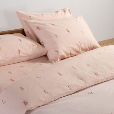ΣΕΤ ΣΕΝΤΟΝΙΑ ΥΠΕΡΔΙΠΛΑ FRAGESCA ΜΕ ΛΑΣΤΙΧΟ  NEF-NEF HOMEWARE, 100% ΒΑΜΒΑΚΙ - Image 3
