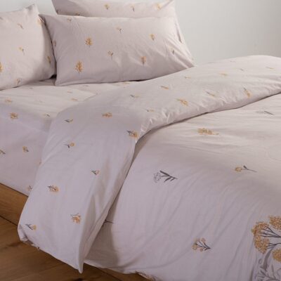 ΣΕΤ ΣΕΝΤΟΝΙΑ ΥΠΕΡΔΙΠΛΑ FRAGESCA ΜΕ ΛΑΣΤΙΧΟ  NEF-NEF HOMEWARE, 100% ΒΑΜΒΑΚΙ - Image 4