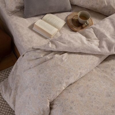ΣΕΤ ΠΑΠΛΩΜΑΤΟΘΗΚΗ ΥΠΕΡΔΙΠΛΗ LUCIL 240Χ230 NEF-NEF HOMEWARE, 100% ΒΑΜΒΑΚΙ - Image 6