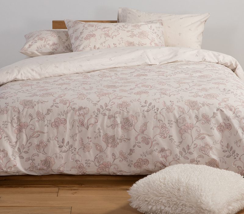 ΣΕΤ ΠΑΠΛΩΜΑΤΟΘΗΚΗ ΥΠΕΡΔΙΠΛΗ CARENA 240Χ230 NEF-NEF HOMEWARE, 100% ΒΑΜΒΑΚΙ - Image 5