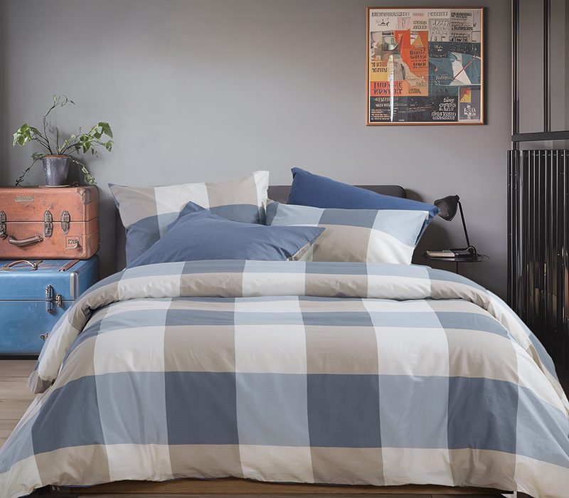 ΣΕΤ ΠΑΠΛΩΜΑΤΟΘΗΚΗ ΜΟΝΗ CASUAL CHECK 170Χ240 NEF-NEF HOMEWARE, 100% ΒΑΜΒΑΚΙ