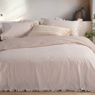 ΣΕΤ ΣΕΝΤΟΝΙΑ ΥΠΕΡΔΙΠΛΑ PIOMBINO 240X270 NEF-NEF HOMEWARE, 100% ΒΑΜΒΑΚΙ
