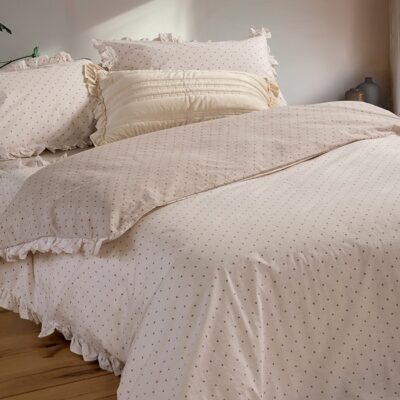 ΣΕΤ ΠΑΠΛΩΜΑΤΟΘΗΚΗ ΥΠΕΡΔΙΠΛΗ PIOMBINO 240X230 NEF-NEF HOMEWARE, 100% ΒΑΜΒΑΚΙ - Image 2