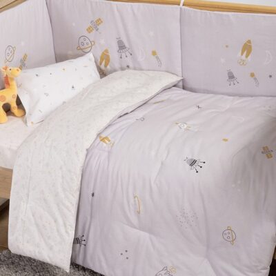 ΒΡΕΦΙΚΟ ΠΑΠΛΩΜΑ MY UNIVERSE 110Χ140 NEF-NEF HOMEWARE, ΥΦΑΣΜΑ:100% BAMBΑΚΙ - ΕΣΩΤ:100% ΠΟΛΥΕΣΤΕΡΑΣ - Image 3