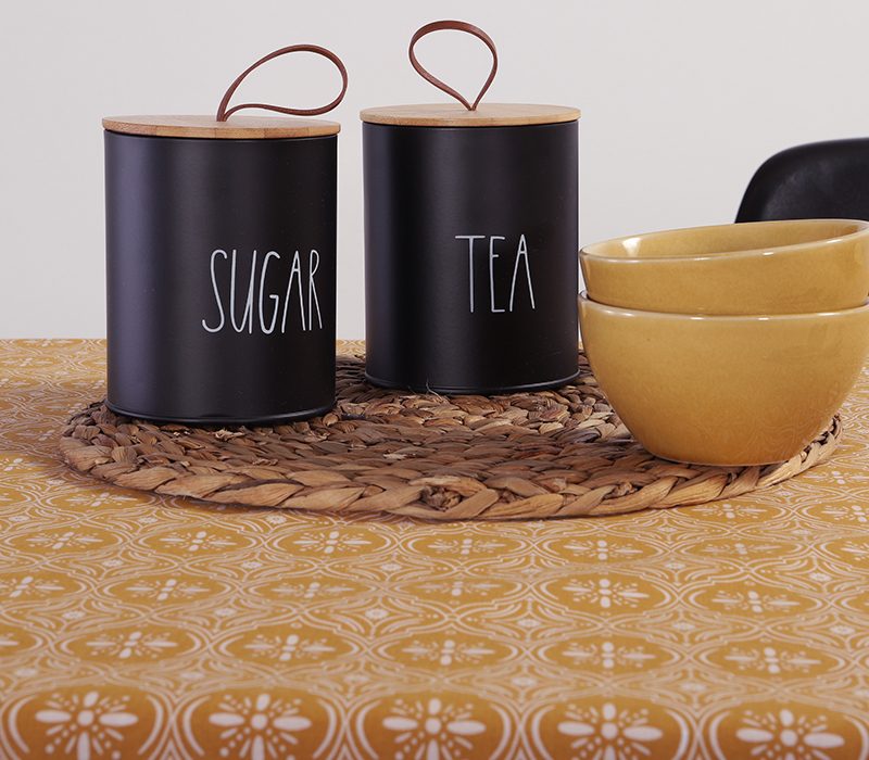 ΑΛΕΚΙΑΣΤΟ ΤΡΑΠΕΖΟΜΑΝΤΗΛΟ JENERIA 140Χ140 NEF-NEF HOMEWARE, 100% ΒΑΜΒΑΚΙ - Image 4