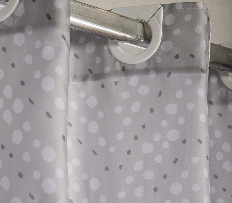 ΚΟΥΡΤΙΝΑ ΜΠΑΝΙΟΥ FONTESTE 180X180 NEF-NEF HOMEWARE, 100% ΠΟΛΥΕΣΤΕΡΑΣ - Image 2