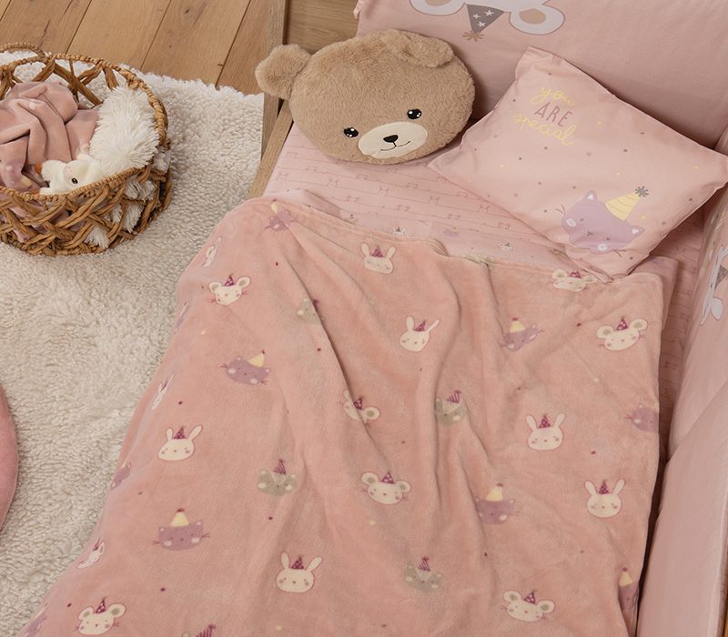 ΒΡΕΦΙΚΗ ΚΟΥΒΕΡΤΑ FLEECE ΚΟΥΝΙΑΣ SPECIAL PARTY 110X150 NEF-NEF HOMEWARE, 100% ΠΟΛΥΕΣΤΕΡΑΣ - Image 5