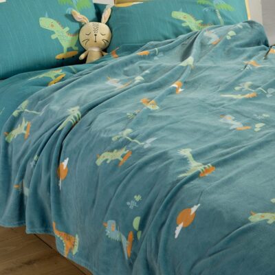 ΠΑΙΔΙΚΗ ΚΟΥΒΕΡΤΑ DINOS ON WHEELS 160Χ220 NEF-NEF HOMEWARE, 100% ΠΟΛΥΕΣΤΕΡΑΣ - Image 2