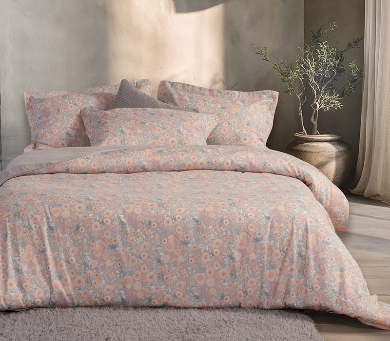 ΣΕΤ ΠΑΠΛΩΜΑΤΟΘΗΚΗ ΥΠΕΡΔΙΠΛΗ ALYSTRAN 240Χ230 NEF-NEF HOMEWARE, 100% ΒΑΜΒΑΚΙ