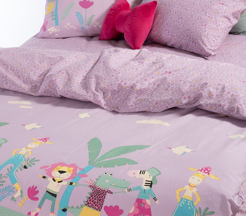 ΠΑΙΔΙΚΑ ΣΕΤ ΣΕΝΤΟΝΙΑ ΜΟΝΑ ROLLER FRIENDS 170Χ260 NEF-NEF HOMEWARE, 100% ΒΑΜΒΑΚΙ - Image 2