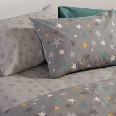 ΠΑΙΔΙΚΑ ΣΕΤ ΣΕΝΤΟΝΙΑ ΜΟΝΑ STARS ABOVE 170Χ260 NEF-NEF HOMEWARE, 100% ΒΑΜΒΑΚΙ - Image 2