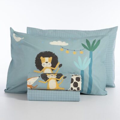ΠΑΙΔΙΚΑ ΣΕΤ ΣΕΝΤΟΝΙΑ ΜΟΝΑ WILD DANCE 170Χ260 NEF-NEF HOMEWARE, 100% ΒΑΜΒΑΚΙ - Image 5