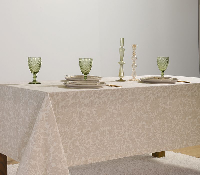 ΤΡΑΠΕΖΟΜΑΝΤΗΛΟ ISSUAL 150X300 NEF-NEF HOMEWARE, 100% ΒΑΜΒΑΚΙ - Image 2