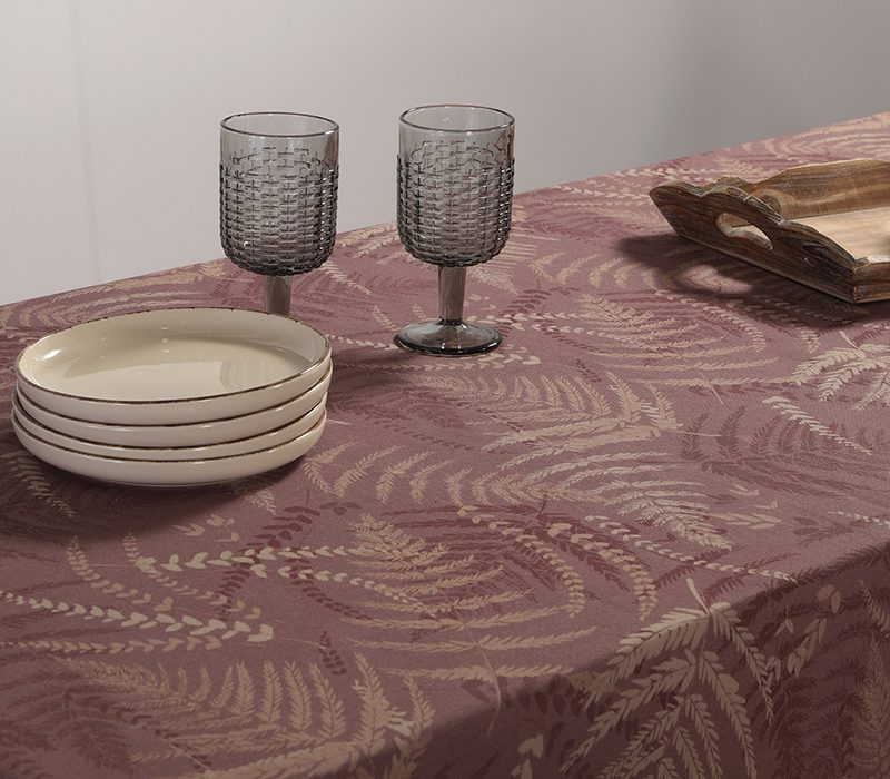 ΤΡΑΠΕΖΟΜΑΝΤΗΛΟ FERN 140X180 NEF-NEF HOMEWARE, 100% ΒΑΜΒΑΚΙ - Image 3