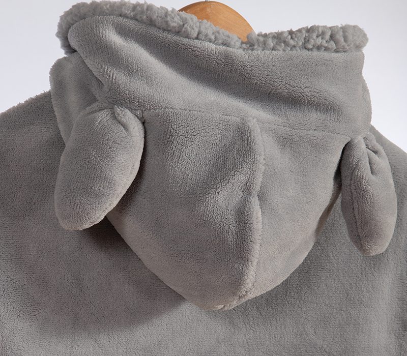 ΠΑΙΔΙΚΟ ΠΟΝΤΣΟ SLEEPING LION NEF-NEF HOMEWARE, 100% ΠΟΛΥΕΣΤΕΡΑΣ - Image 3