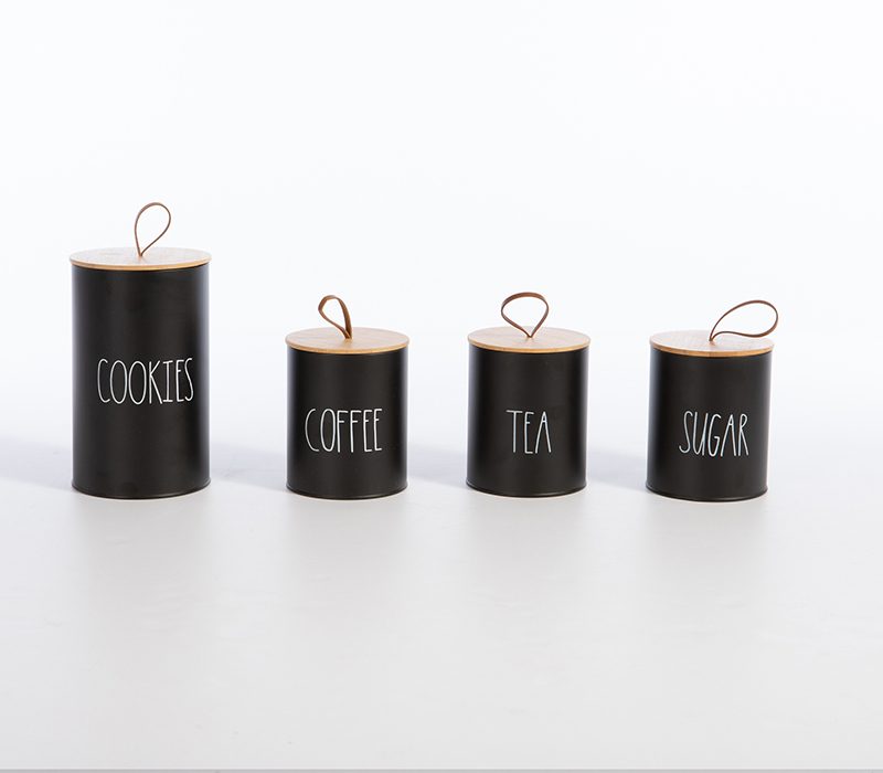ΔΟΧΕΙΟ ΓΙΑ ΜΠΙΣΚΟΤΑ COOKIES 12Χ12Χ20 NEF-NEF HOMEWARE, ΜΕΤΑΛΛΙΚΟ - Image 4