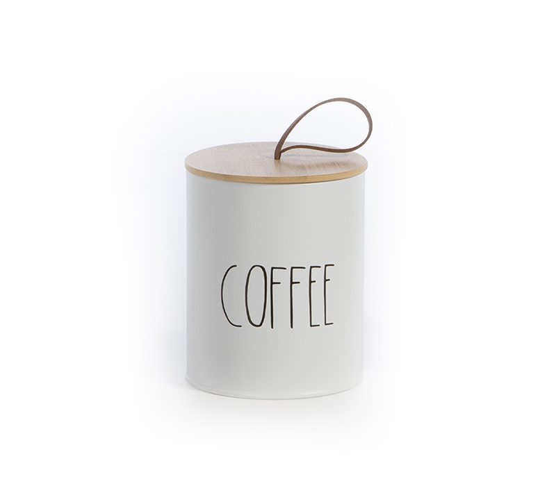 ΔΟΧΕΙΟ ΓΙΑ ΚΑΦΕ COFFEE 10.4X10.4X13 NEF-NEF HOMEWARE, ΜΕΤΑΛΛΙΚΟ - Image 2