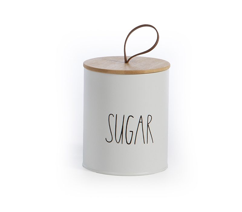 ΔΟΧΕΙΟ ΓΙΑ ΖΑΧΑΡΗ SWΕET SUGAR 10.4X10.4X13 NEF-NEF HOMEWARE, ΜΕΤΑΛΛΙΚΟ - Image 3