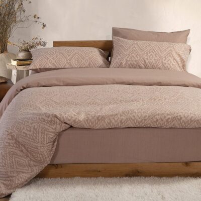 ΣΕΤ ΣΕΝΤΟΝΙΑ ΥΠΕΡΔΙΠΛΑ ORION ΜΕ ΛΑΣΤΙΧΟ  NEF-NEF HOMEWARE, 100% ΒΑΜΒΑΚΙ - Image 7