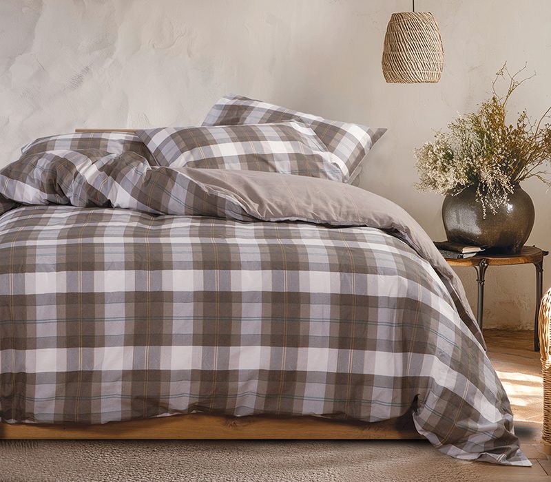 ΣΕΤ ΣΕΝΤΟΝΙΑ ΥΠΕΡΔΙΠΛΑ RACKET ΜΕ ΛΑΣΤΙΧΟ  NEF-NEF HOMEWARE, 100% ΒΑΜΒΑΚΙ - Image 7