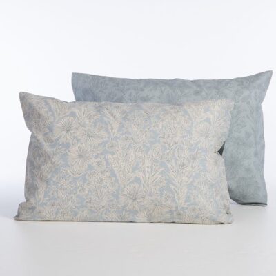 ΜΑΞΙΛΑΡΟΘHΚΗ LUCIL 52Χ72 NEF-NEF HOMEWARE, 100% ΒΑΜΒΑΚΙ - BLUE