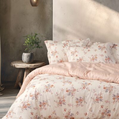 ΣΕΤ ΠΑΠΛΩΜΑΤΟΘΗΚΗ ΥΠΕΡΔΙΠΛΗ LEFEBR 240Χ230 NEF-NEF HOMEWARE, 100% ΒΑΜΒΑΚΙ - Image 3