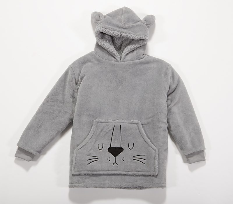 ΠΑΙΔΙΚΟ ΠΟΝΤΣΟ SLEEPING LION NEF-NEF HOMEWARE, 100% ΠΟΛΥΕΣΤΕΡΑΣ - Image 7