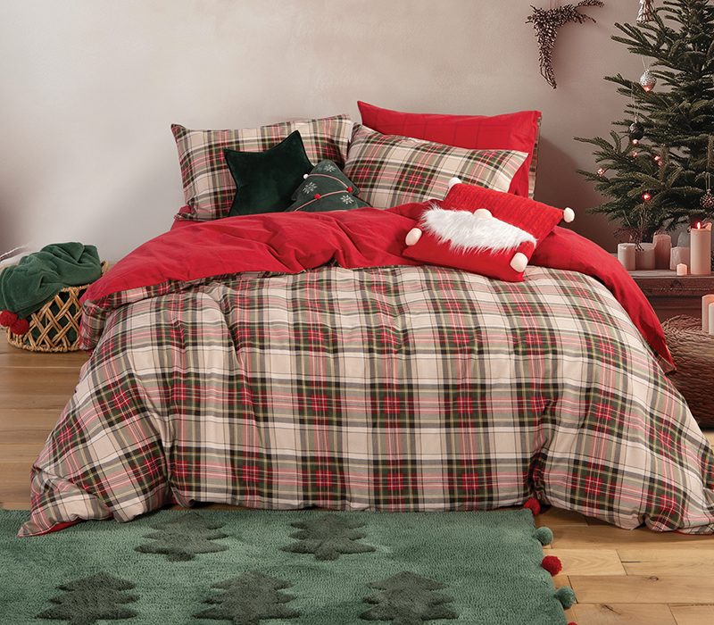 ΣΕΤ ΣΕΝΤΟΝΙΑ ΜΟΝΑ NOEL 160X260  NEF-NEF HOMEWARE, 100% ΒΑΜΒΑΚΙ