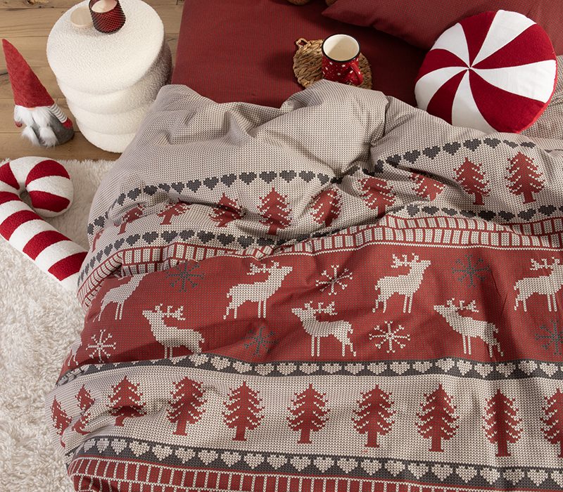 ΣΕΤ ΣΕΝΤΟΝΙΑ ΜΟΝΑ TINSEL 160X260  NEF-NEF HOMEWARE, 100% ΒΑΜΒΑΚΙ - Image 4