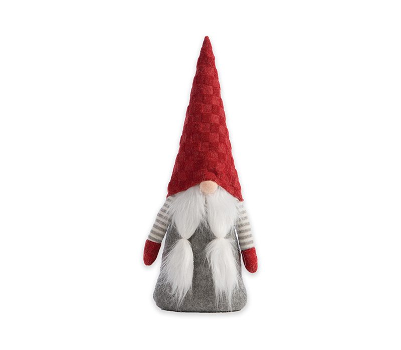 ΧΡΙΣΤΟΥΓΕΝΝΙΑΤΙΚΟ ΣΤΟΠ ΠΟΡΤΑΣ GNOME RED HAT 40CM  NEF-NEF HOMEWARE, 100% ΠΟΛΥΕΣΤΕΡΑΣ