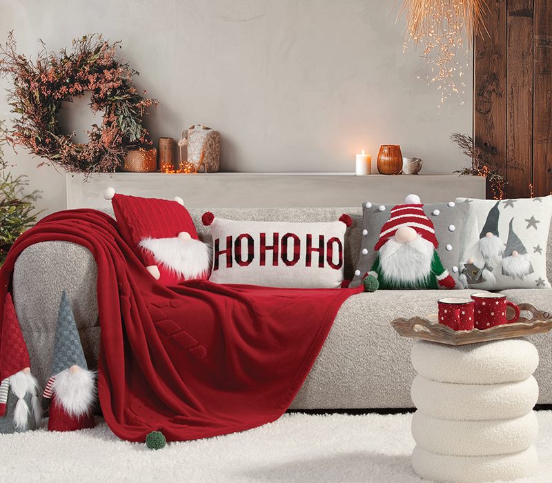 ΜΑΞΙΛΑΡΟΘΗΚΗ HO HO HO 30X50 NEF-NEF HOMEWARE, 100% ΠΟΛΥΕΣΤΕΡΑΣ - Image 3