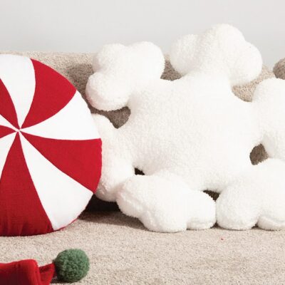 ΧΡΙΣΤΟΥΓΓΕΝΙΑΤΙΚΟ ΔΙΑΚΟΣΜΗΤΙΚΟ ΜΑΞΙΛΑΡΙ SNOWFLAKE D.45 NEF-NEF HOMEWARE, ΥΦ:100% ΠΟΛΥΕΣΤΕΡΑΣ ΓΕΜΙΣΜΑ:100% ΠΟΛΥΕΣΤΕΡΑΣ - Image 2