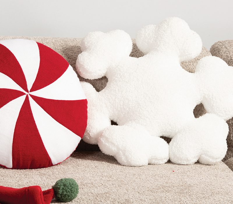 ΧΡΙΣΤΟΥΓΓΕΝΙΑΤΙΚΟ ΔΙΑΚΟΣΜΗΤΙΚΟ ΜΑΞΙΛΑΡΙ SNOWFLAKE D.45 NEF-NEF HOMEWARE, ΥΦ:100% ΠΟΛΥΕΣΤΕΡΑΣ ΓΕΜΙΣΜΑ:100% ΠΟΛΥΕΣΤΕΡΑΣ - Image 2