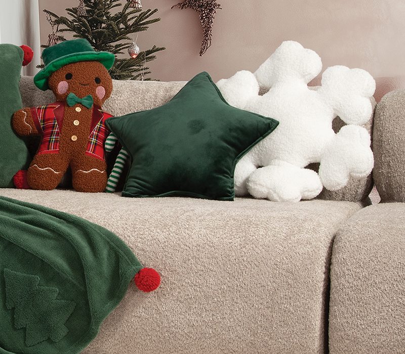 ΧΡΙΣΤΟΥΓΓΕΝΙΑΤΙΚΟ ΔΙΑΚΟΣΜΗΤΙΚΟ ΜΑΞΙΛΑΡΙ SNOWFLAKE D.45 NEF-NEF HOMEWARE, ΥΦ:100% ΠΟΛΥΕΣΤΕΡΑΣ ΓΕΜΙΣΜΑ:100% ΠΟΛΥΕΣΤΕΡΑΣ - Image 3