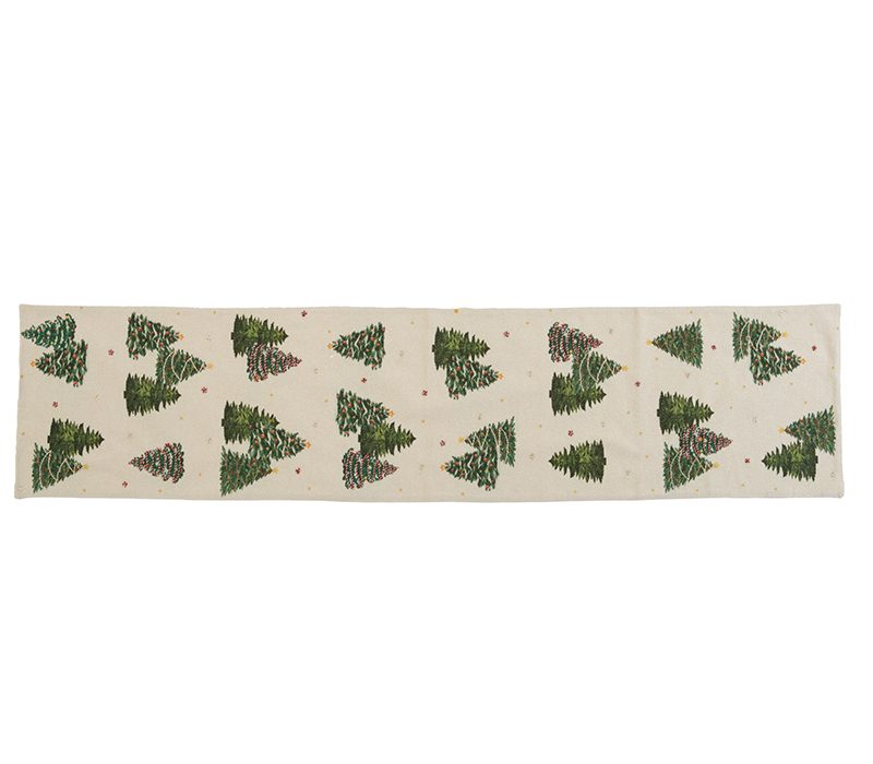 ΧΡΙΣΤΟΥΓΕΝΝΙΑΤΙΚΗ ΤΡΑΒΕΡΣΑ HAPPY HOLIDAY 33X150 NEF-NEF HOMEWARE, 89% BAMBΑΚΙ-7% ΜΕΤΑΛΛΙΚΟ ΝΗΜΑ-4% ΠΟΛΥΕΣΤΕΡΑΣ ΠΙΣΩ:100% BAMBΑΚΙ - Image 3