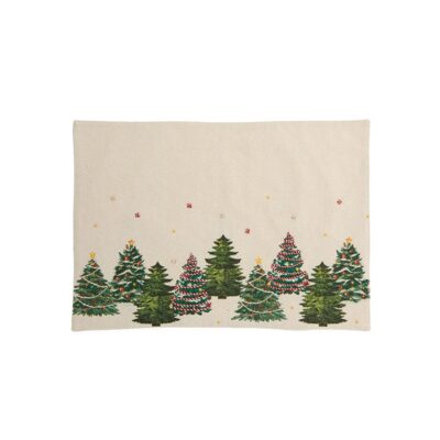 ΧΡΙΣΤΟΥΓΕΝΝΙΑΤΙΚΟ ΣΟΥΠΛΑ HAPPY HOLIDAY 33Χ48 NEF-NEF HOMEWARE, ΜΠΡOΣΤΑ:89% ΒΑΜΒΑΚΙ -7% ΜΕΤΑΛΛΙΚΟ ΝΗΜΑ -4% ΠΟΛΥΕΣΤΕΡΑΣ -ΠΙΣΩ:100% BAMBΑΚΙ