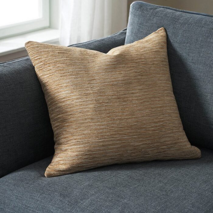 Μαξιλαροθήκη 50x50cm GOFIS HOME Meadow Leaf Gold 160/04