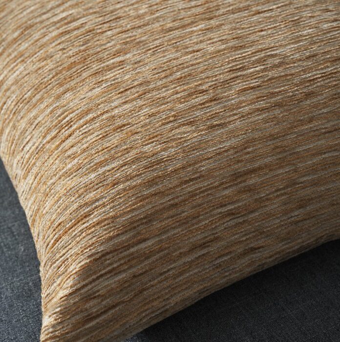 Μαξιλαροθήκη 50x50cm GOFIS HOME Meadow Leaf Gold 160/04 - Image 2