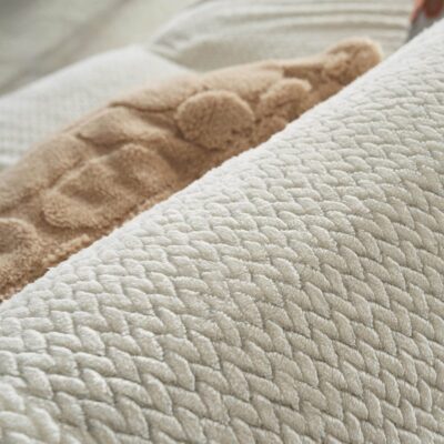 Ριχτάρι Πολυθρόνας 180x180cm GOFIS HOME Cinnabar Ecru 115/05 - Image 3