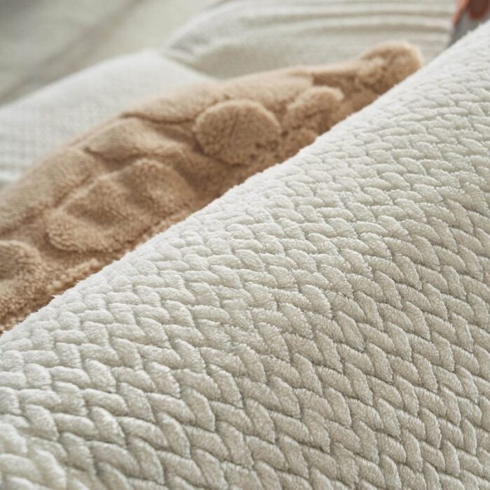 Ριχτάρι Πολυθρόνας 180x180cm GOFIS HOME  Cinnabar Ecru 115/05 - Image 3