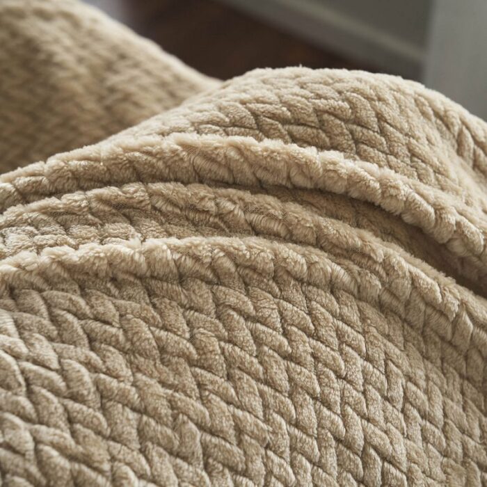 Ριχτάρι Πολυθρόνας 180x180cm GOFIS HOME  Cinnabar Sesame Beige 115/06 - Image 5