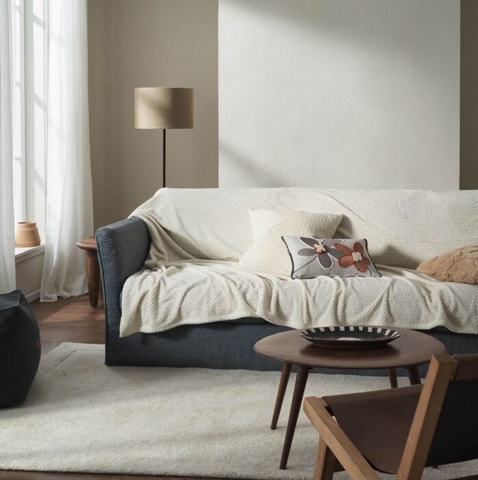 Ριχτάρι Διθέσιου 180x250cm GOFIS HOME  Cinnabar Ecru 115/05 - Image 4