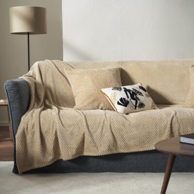 Ριχτάρι Διθέσιου 180x250cm GOFIS HOME Cinnabar Sesame Beige 115/06