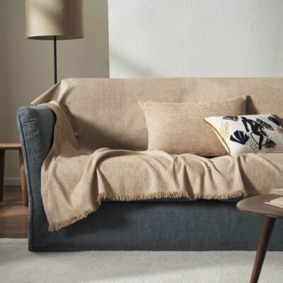 Ριχτάρι Διθέσιου 180x250cm GOFIS HOME Zephyr Sesame Beige 146/06