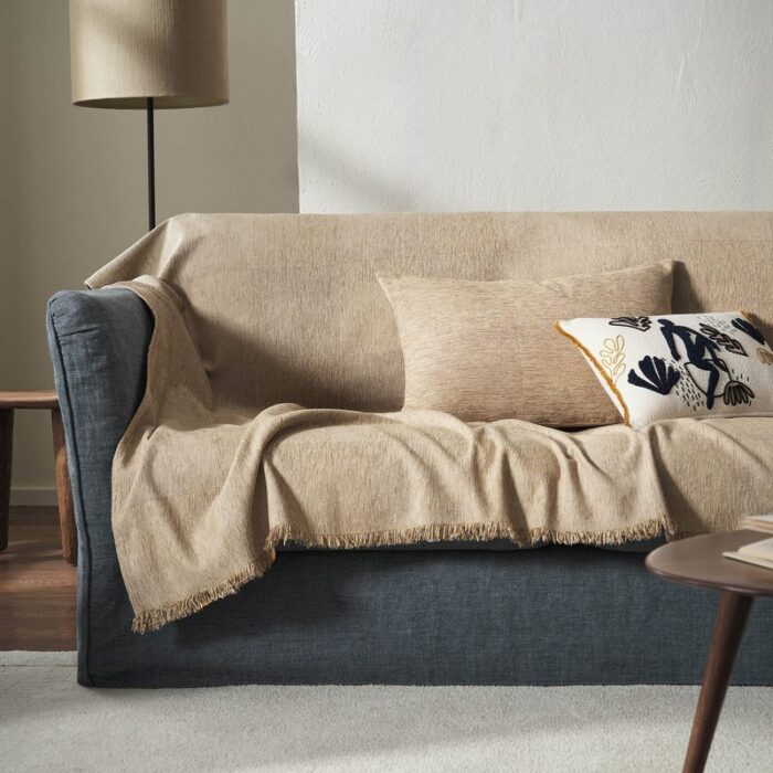 Ριχτάρι Διθέσιου 180x250cm GOFIS HOME Zephyr Sesame Beige 146/06