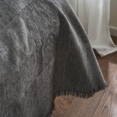 Ριχτάρι Διθέσιου 180x250cm GOFIS HOME Zephyr Ink Grey 146/15 - Image 3