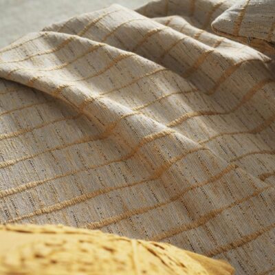 Ριχτάρι Τριθέσιου 180x310cm GOFIS HOME Vespera Leaf Gold 148/04 - Image 2