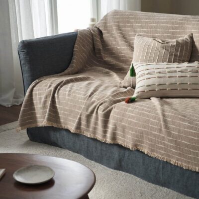 Ριχτάρι Τριθέσιου 180x310cm GOFIS HOME Vespera Beige 148/06 - Image 4