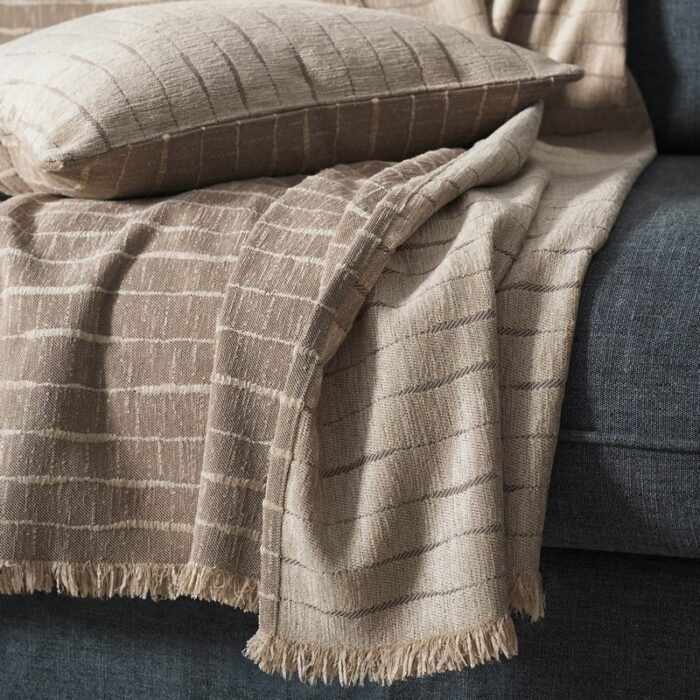 Ριχτάρι Τριθέσιου 180x310cm GOFIS HOME  Vespera  Beige 148/06 - Image 5